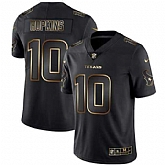 Nike Texans 10 DeAndre Hopkins Black Gold Vapor Untouchable Limited Jersey Dyin